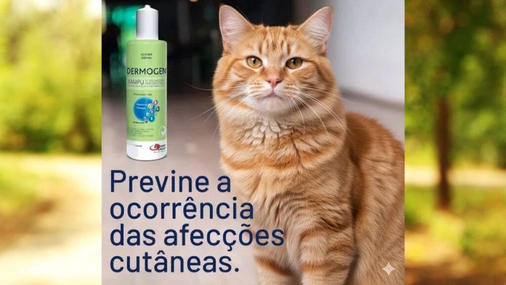 Shampoo para Gatos com a Pele Sensível