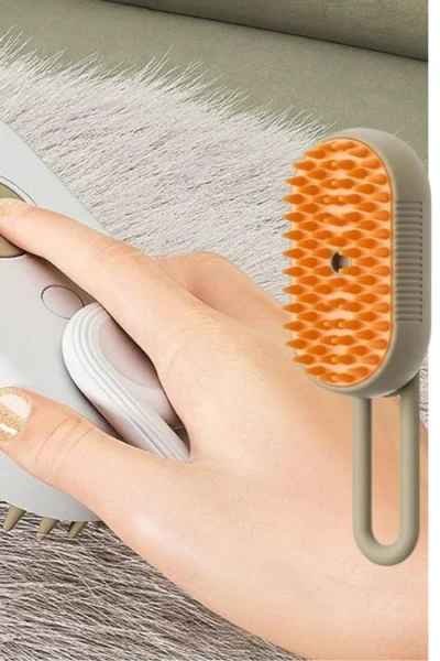 Escova A Vapor Para Gatos Cães 3 Em 1 Funciona Mesmo?