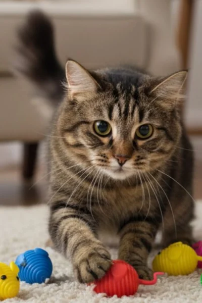 O Brinquedo Para Gatos Idosos